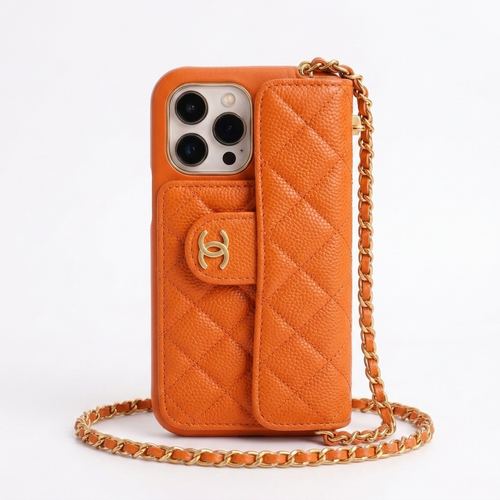 Coque CC Matelassée Orange Terracotta — Maison CC