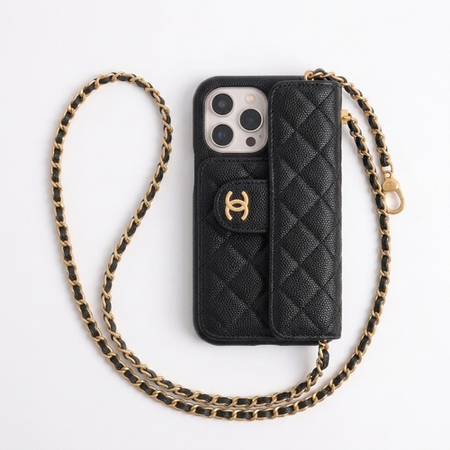 Coque CC Matelassée — Noir